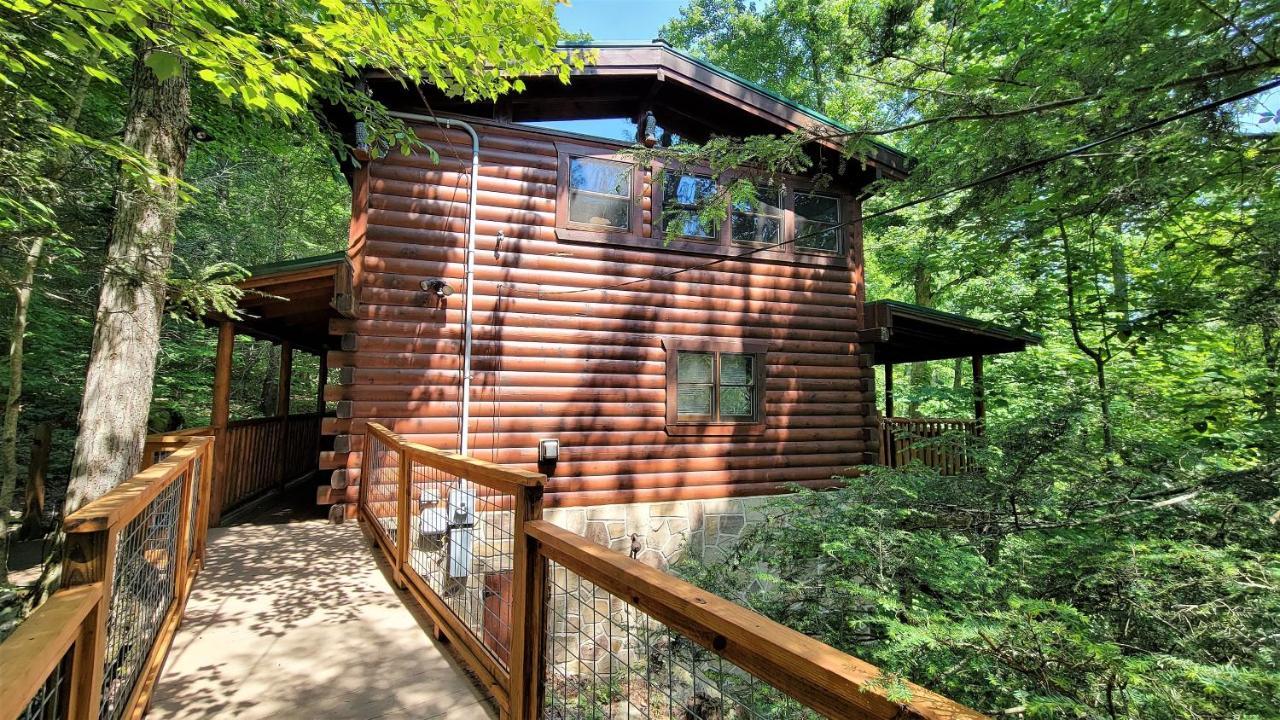Mountain Joy -Private Treehouse Style Cabin That Sleeps 4-Free Tickets Gatlinburg Luaran gambar